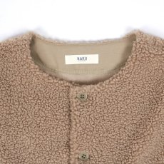 画像28: NARU   もこもこプードルパイル ショートベスト  3色 (28)