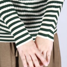 画像25: NARU  ランダムリブボーダータートルネック 6色 (25)