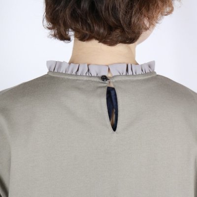 画像3: LUEUF CHIFFON FRILL PULLOVER 3色