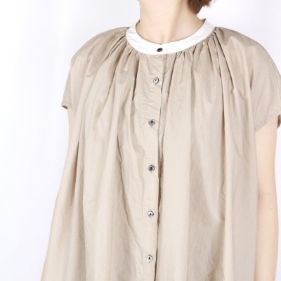画像1: DIARIES COLOR-BLOCK BLOUSE 2色