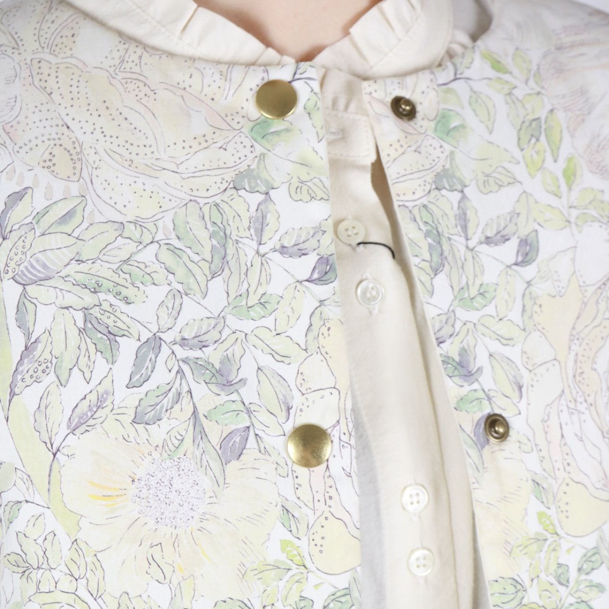 画像20: Vent d'ouest LIBERTY×タイプライター ボンディングリバーシブルジャケット 2色 (20)