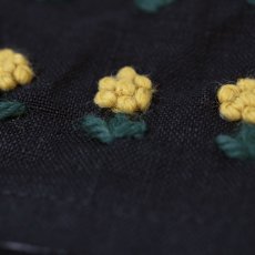 画像23: pot and tea　リネン小花刺繡バッグ　2色 (23)