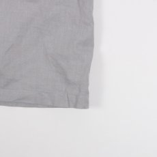 画像34: tukuroi 　製品染め 綿麻平織 フリル スタンドカラー シャツ　3色 (34)