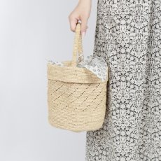 画像10: maison de soil　RAFFIA ONE HANDLE BARREL BAG　10色 (10)