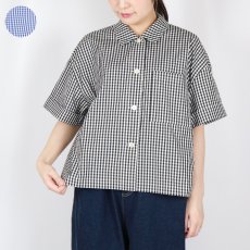 画像1: Vent d’ouest ギンガムチェッククールマックスシャツ　2色 (1)