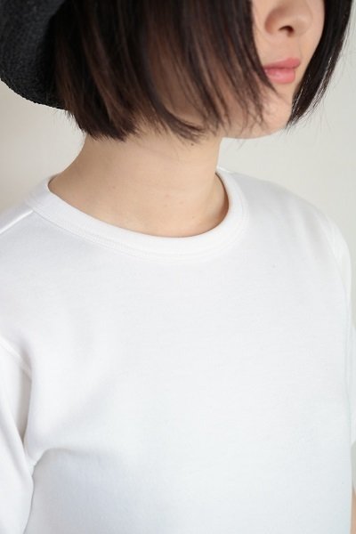 画像2: tumugu  スーピママシュコットンフラットシーマ半袖Tシャツ　2色