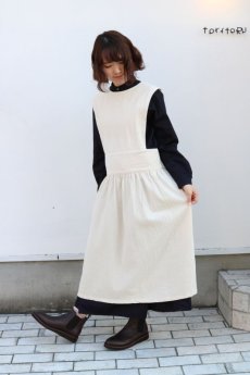 画像2: 30%off SALE！ ROBE de PEAU PINAFORE DRESS   2色 (2)