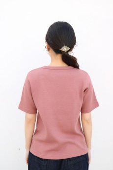 画像9: tumugu  スーピママシュコットンフラットシーマ半袖Tシャツ　2色 (9)