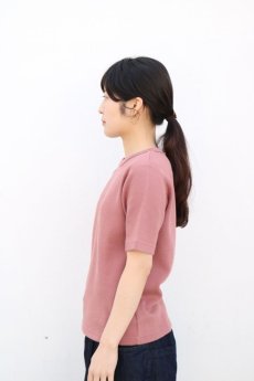 画像8: tumugu  スーピママシュコットンフラットシーマ半袖Tシャツ　2色 (8)