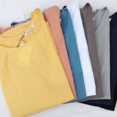 画像1: nachukara コットンAラインシャツ　8色 (1)