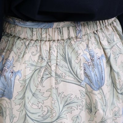 画像1: sosotto BEST OF MORRIS リボン付きスカート2色