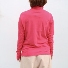 画像6: tumugu  フェザリーコットン天竺タートルネック長袖   7色 (6)