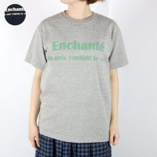 画像1: Vent d'ouest コットンロゴTシャツ『enchanté』2色 (1)
