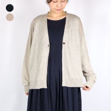 画像1: SOIL　V-NECK BUTTON CARDIGAN   3色 (1)