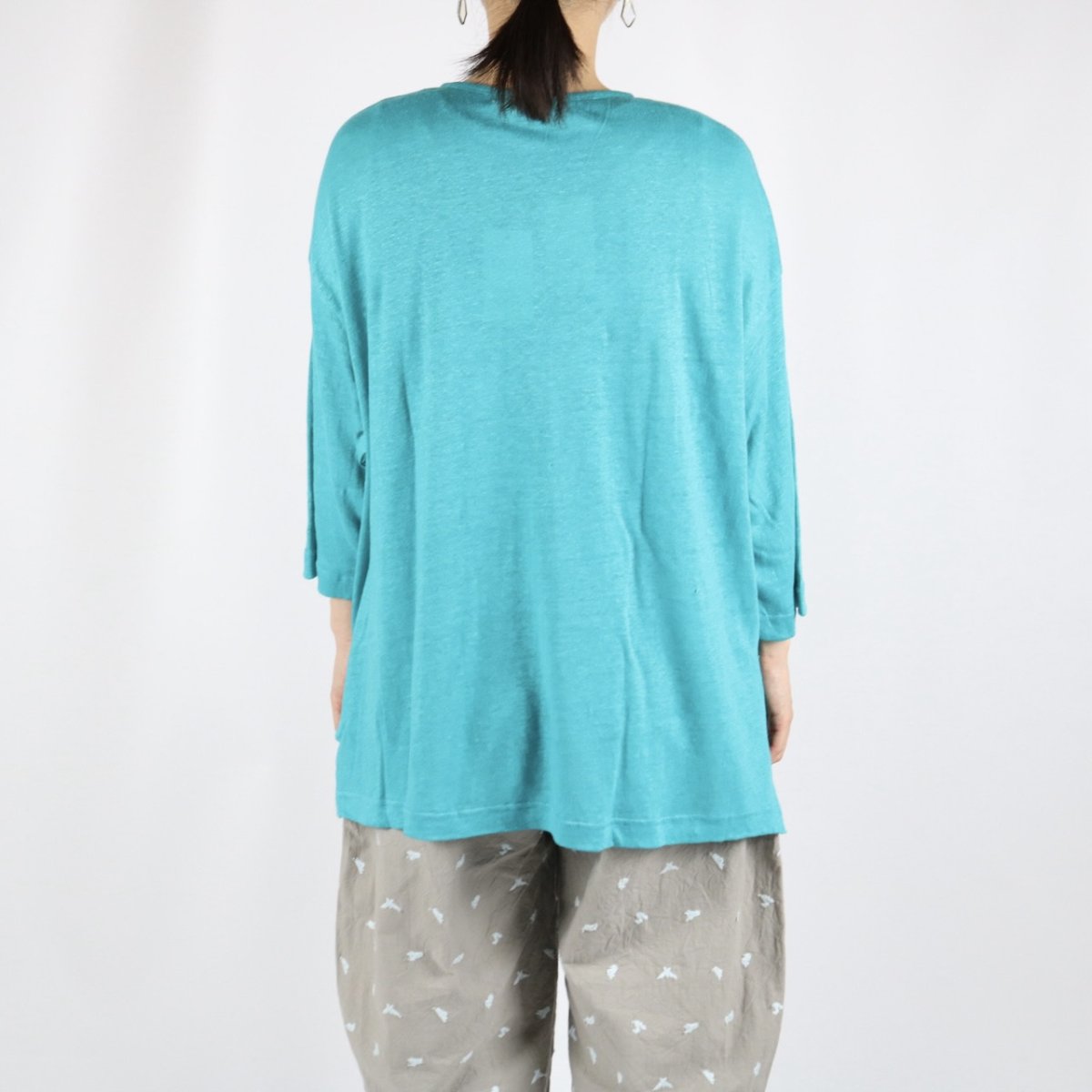 画像21: 30%OFF  SALE!  nachukara リネン天竺前後差カーディガン　5色 (21)