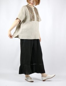 画像18: tumugu　60リネンキャンバス パンツ　3色 (18)