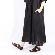 画像27: SOIL COTTON VOILE BANDED COLLAR S/SL PINTUCK DRESS 2色 2サイズ (27)