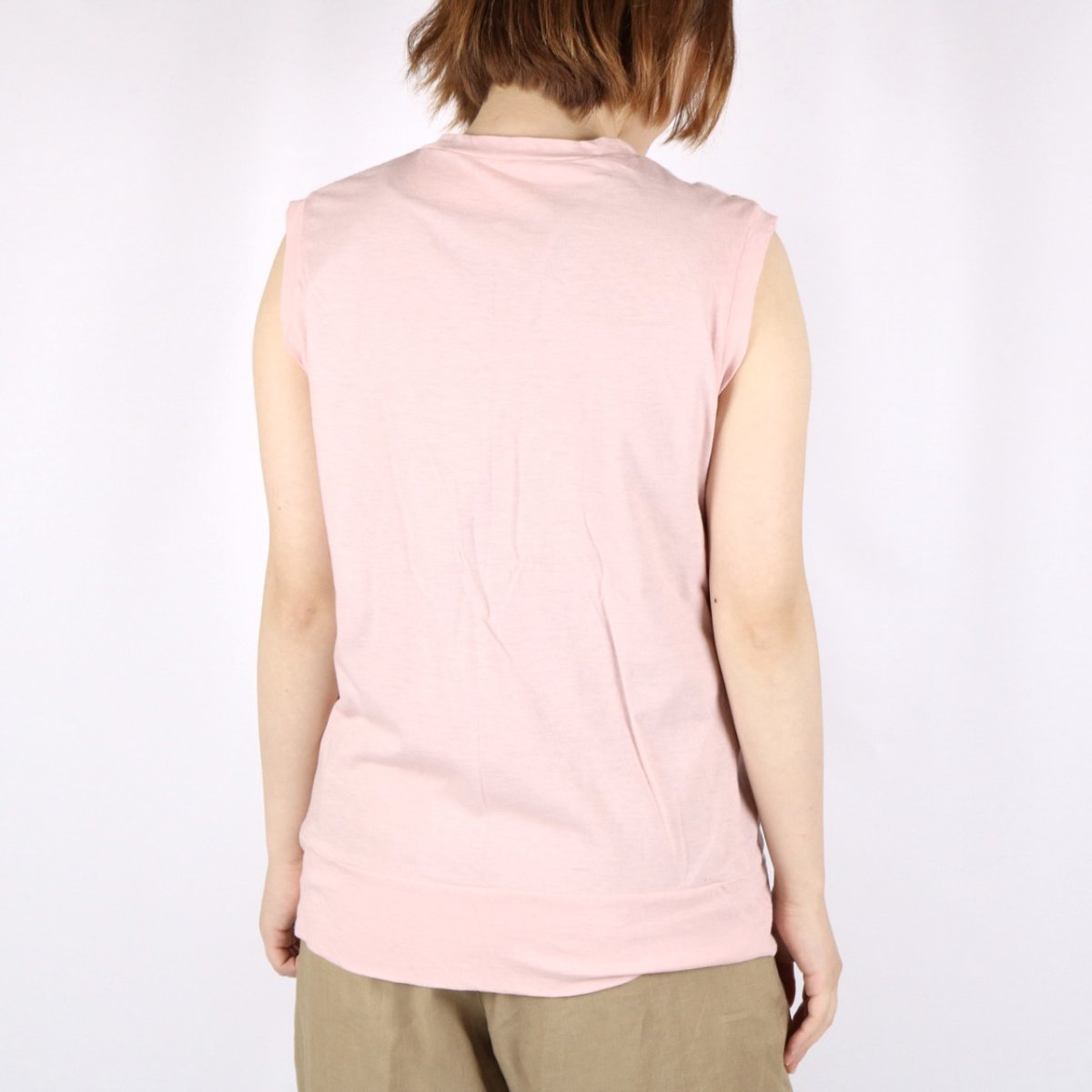 画像9: tumugu フェザリーコットンクルーネックタンクトップ 5色 (9)