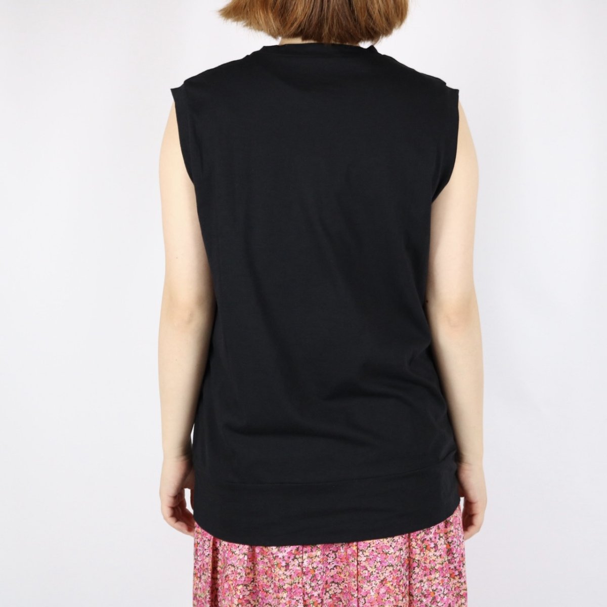 画像3: tumugu フェザリーコットンクルーネックタンクトップ 5色 (3)