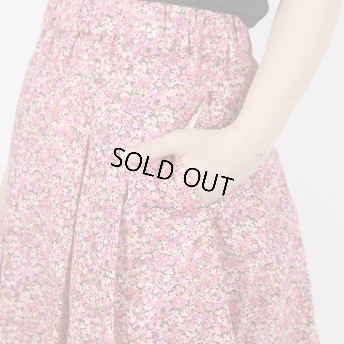 画像12: 30%OFF SALE！　Vent d’ouest　リバティ タナローン タックスカート　アリエッティ・バイオレット  (12)