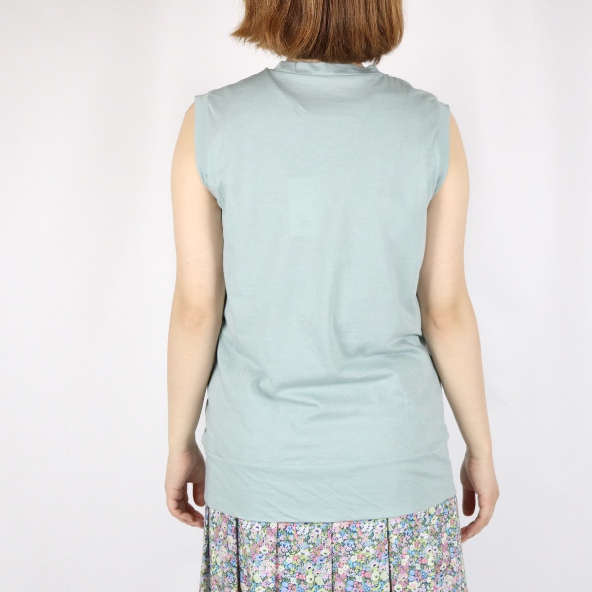 画像22: tumugu フェザリーコットンクルーネックタンクトップ 5色 (22)