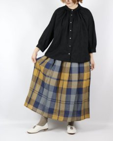画像10: O'neil of Dublin リネンソフトプリーツスカート ３柄 (10)