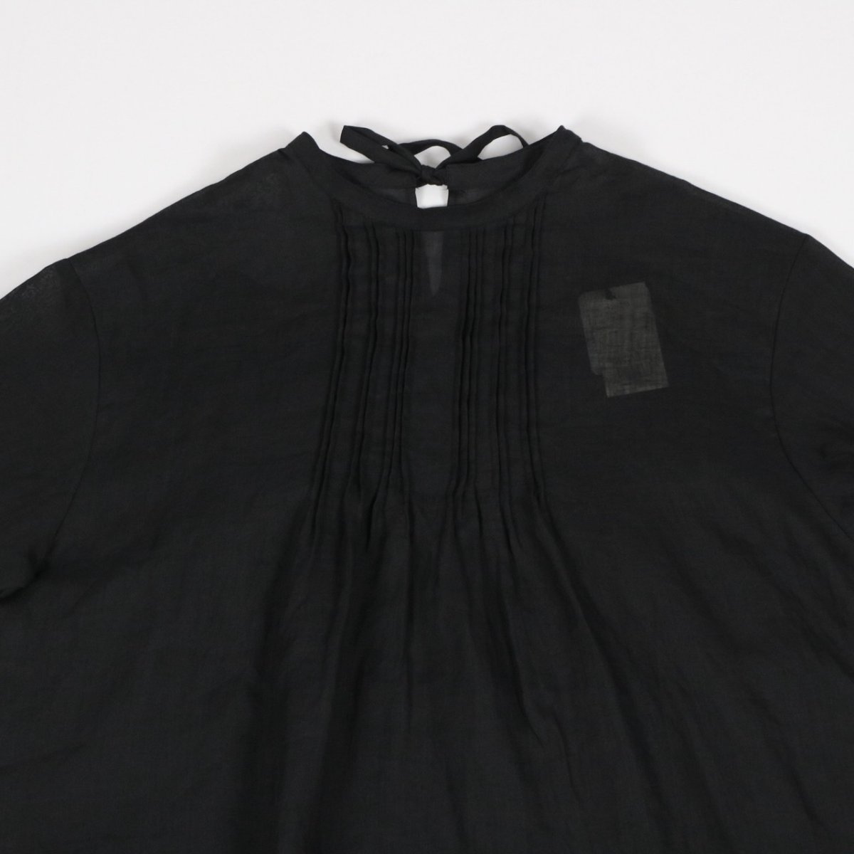 画像19:   30%OFF SALE!  nachukara シアーリネンバックリボンブラウス　2色 (19)