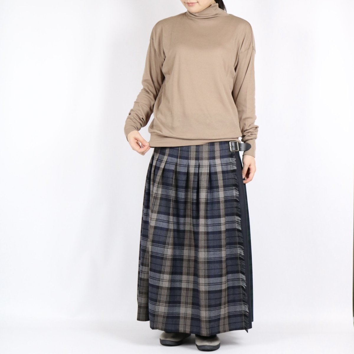 画像27: NARU ソフトフライス タートルネック ゆったりプルオーバー  7色 (27)