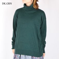 画像2: SOIL   COTTON / WOOL / CASHMERE TURTLE NECK  4色 (2)