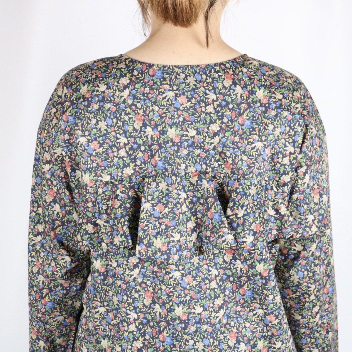 画像26: 30%OFF SALE!  Vent d'ouest par Le minor リバティ 長袖ブラウス 3色 (26)