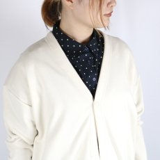 画像9: SOIL FRENCH TERRY V-NECK 1 BUTTON CARDIGAN　3色 (9)