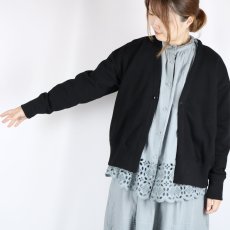 画像22: SOIL FRENCH TERRY V-NECK 1 BUTTON CARDIGAN　3色 (22)