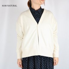 画像8: SOIL FRENCH TERRY V-NECK 1 BUTTON CARDIGAN　3色 (8)