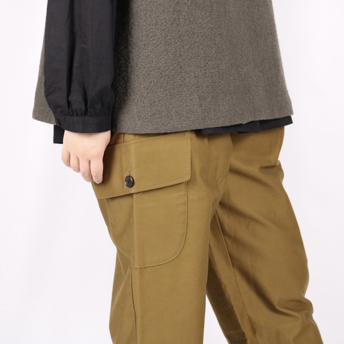 画像7: Vent d'ouest par Le minor ミリタリーモールスキンカーゴパンツ  4色 (7)