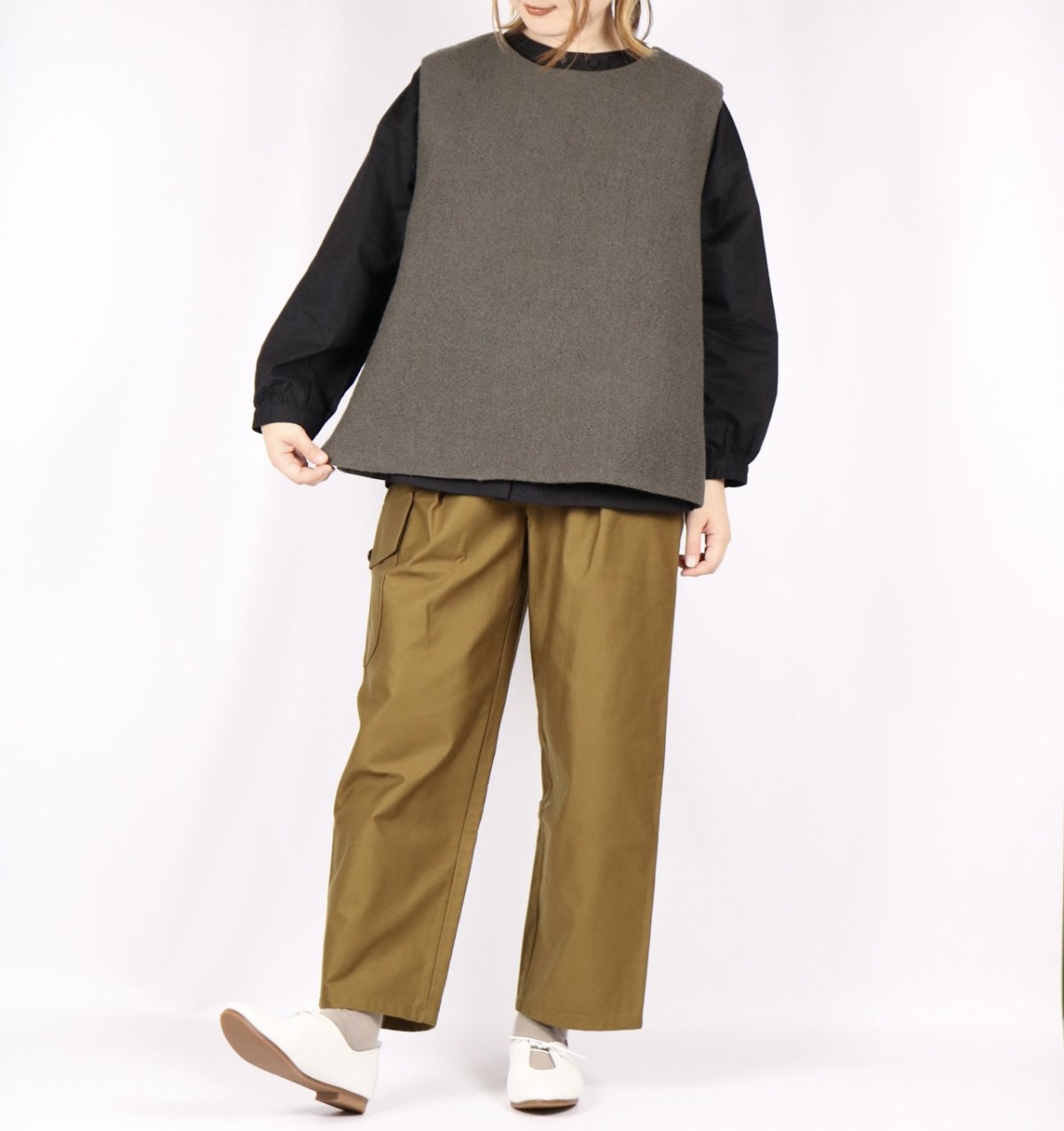 画像11: Vent d'ouest par Le minor ミリタリーモールスキンカーゴパンツ  4色 (11)