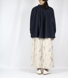 画像23: soil　60s CAMBRIC PLAIN WITH LACE NECK GATHERED SMOCK 　2色 (23)