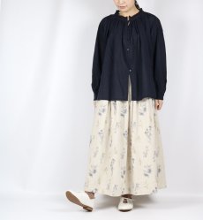 画像20: soil　60s CAMBRIC PLAIN WITH LACE NECK GATHERED SMOCK 　2色 (20)