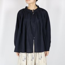 画像15: soil　60s CAMBRIC PLAIN WITH LACE NECK GATHERED SMOCK 　2色 (15)