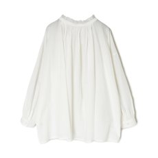 画像24: soil　60s CAMBRIC PLAIN WITH LACE NECK GATHERED SMOCK 　2色 (24)