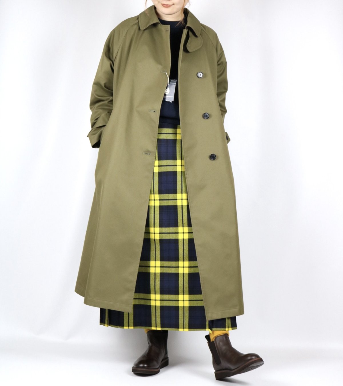 画像1:  Michel Beaudouin  ロングコート KHAKI (1)