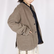 画像16: Vas-y Lentement　9WALE CORDUROY MEN'S SIDE VENTS NO COLLAR JACKET  4色 (16)