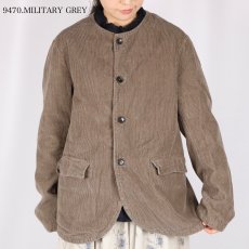 画像12: Vas-y Lentement　9WALE CORDUROY MEN'S SIDE VENTS NO COLLAR JACKET  4色 (12)