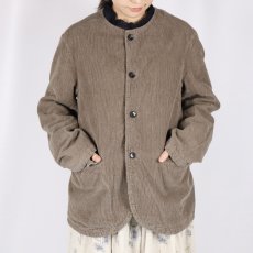 画像13: Vas-y Lentement　9WALE CORDUROY MEN'S SIDE VENTS NO COLLAR JACKET  4色 (13)