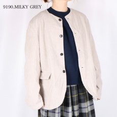 画像3: Vas-y Lentement　9WALE CORDUROY MEN'S SIDE VENTS NO COLLAR JACKET  4色 (3)