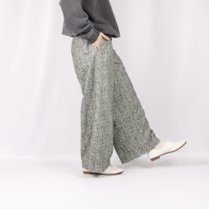 画像23: SOIL　CORDUROY FLOWER PRINT WIDE EASY PANTS 　2色 2サイズ (23)