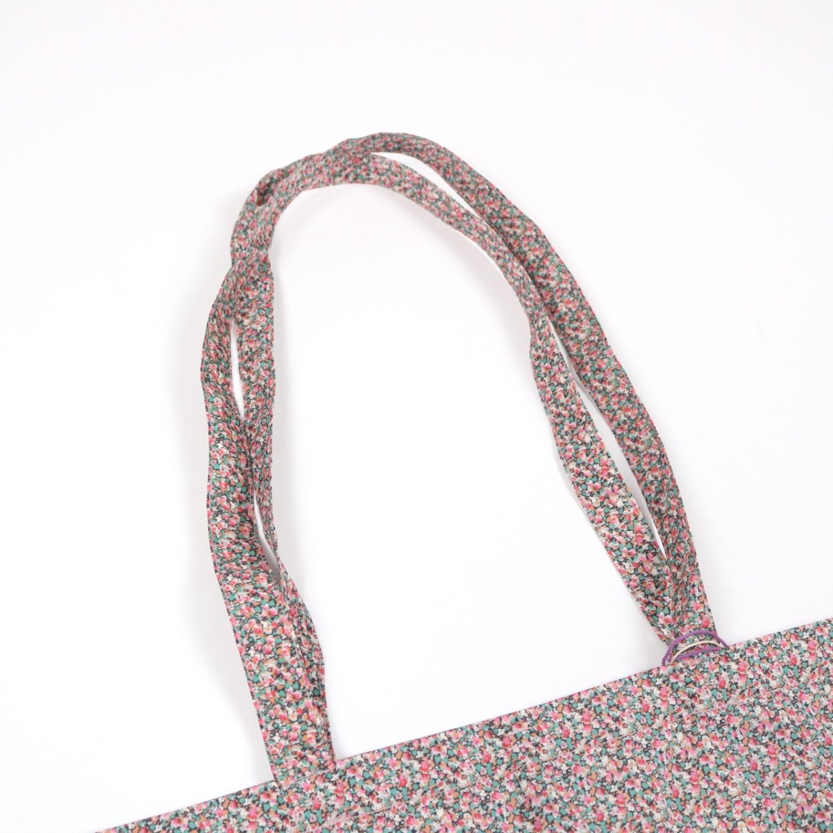 画像4: Crespi  リバティナイロンタフタ×撥水裏コーティング加工トートバッグ 6柄 (4)