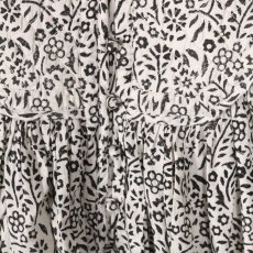 画像20: maison de soil　80'S COTTON FLOWER BLOCK PRINT V-NECK NO/SL DRESS　2色 (20)