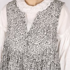 画像19: maison de soil　80'S COTTON FLOWER BLOCK PRINT V-NECK NO/SL DRESS　2色 (19)