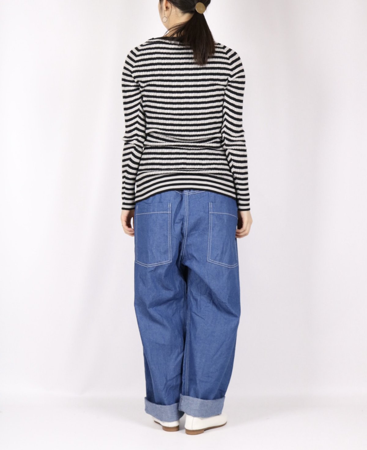 画像15: NARU 8オンスムラデニムノッポパンツ　6色 (15)