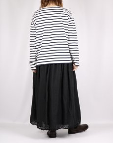 画像14: M.B.L. REGULAR STRIPE L/SL DROP SHOULDER BASQUE SHIRT 2色 (14)